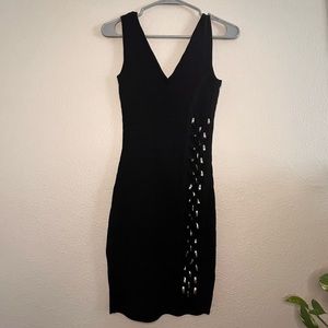 Guess black dress bandage xs